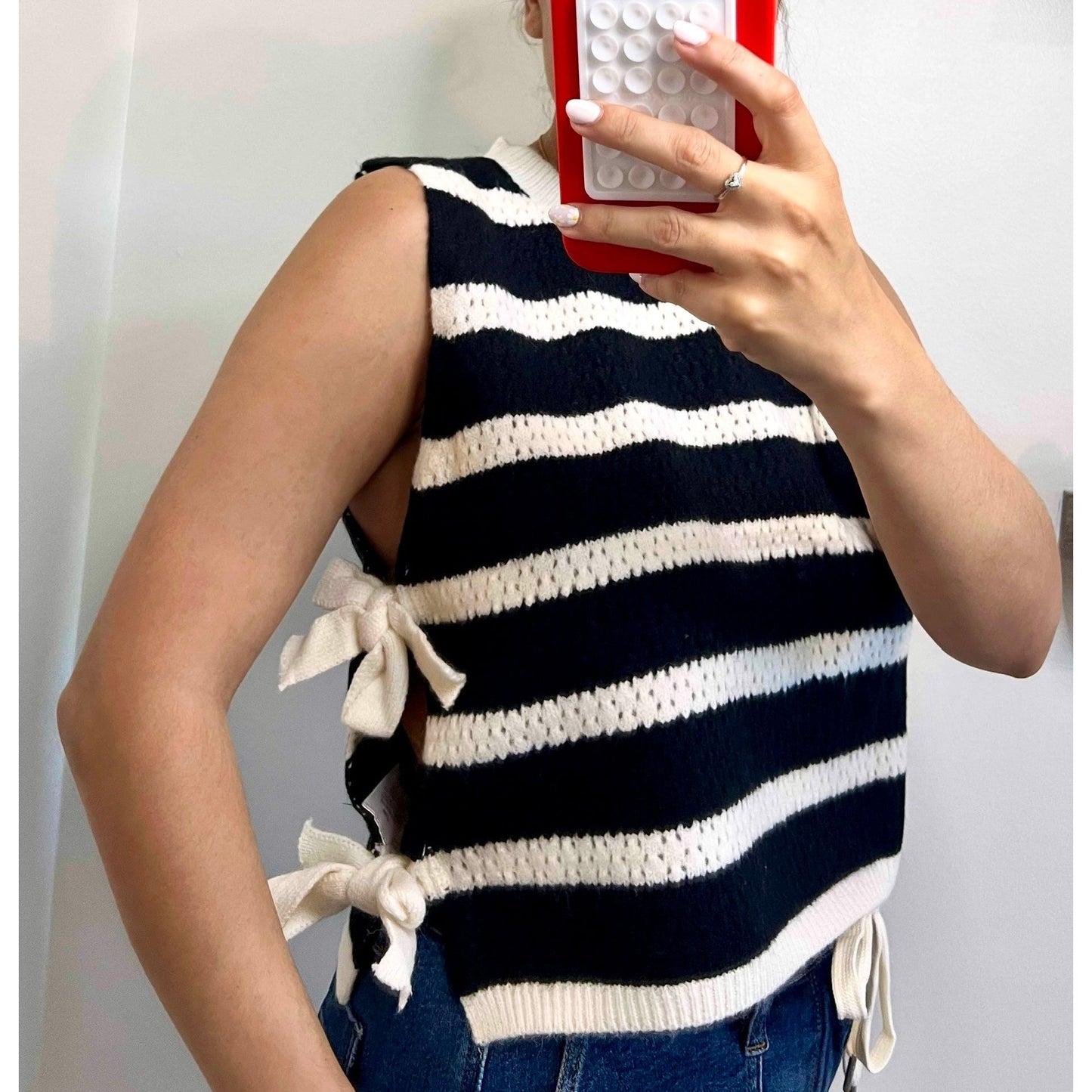 Anna Side Tie Vest Top