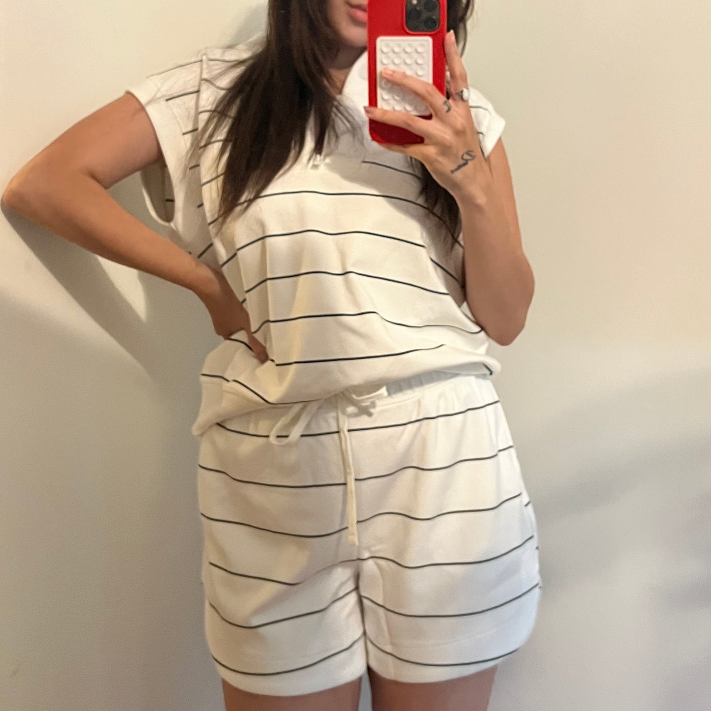 Carly Scuba Stripe Shorts
